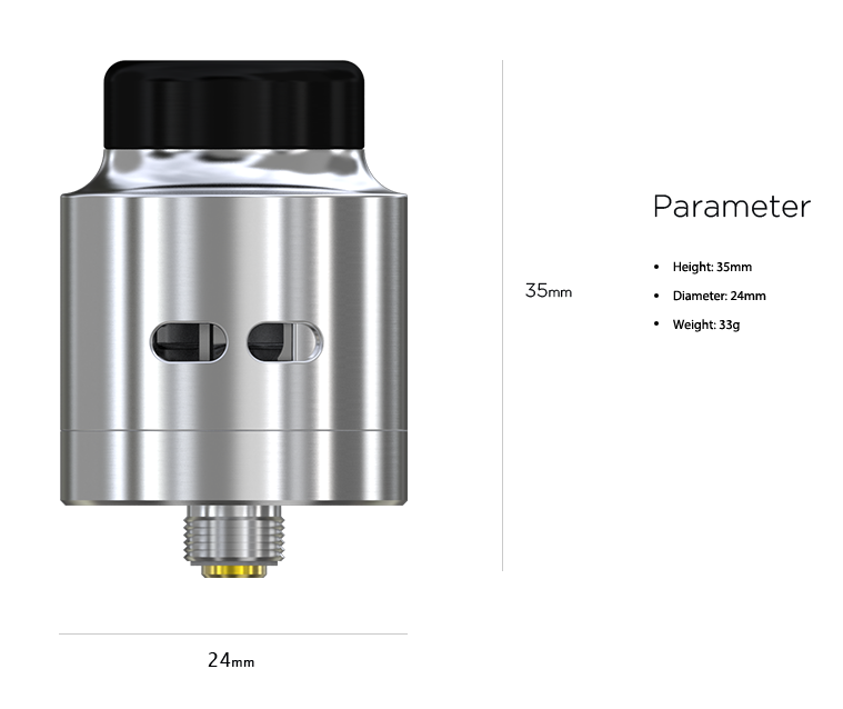 Guillotine RDA Specifications