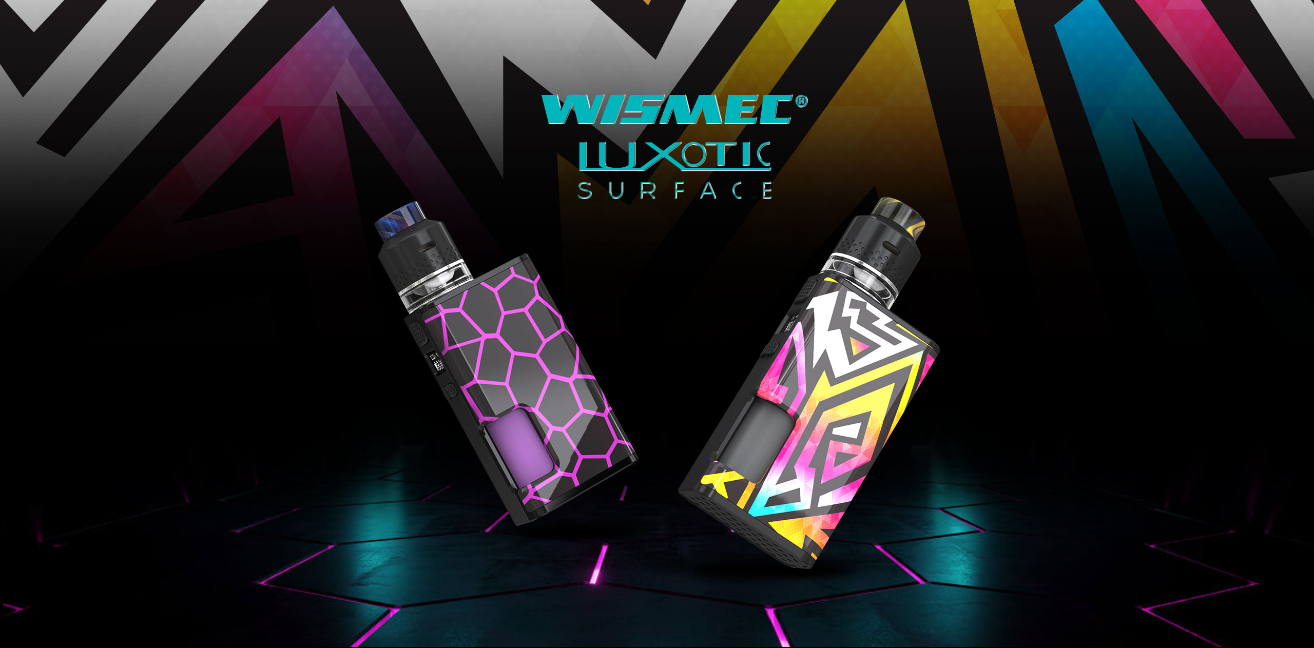 Wismec LUXOTIC SURFACE 80W Squonk Box Mod LUXOTIC-SURFACE_01
