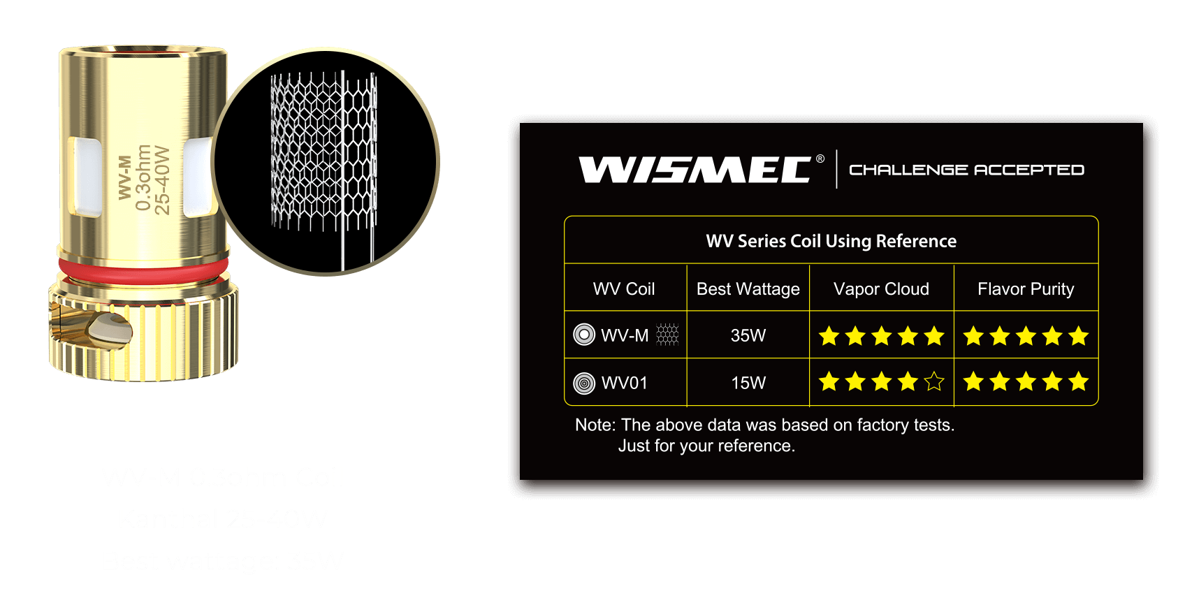 WV-M 0.3ohm Coil